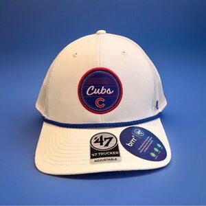 NWT Chicago Cubs MLB Brrr Fairway ‘47 White Adjustable SnapBack Trucker Hat